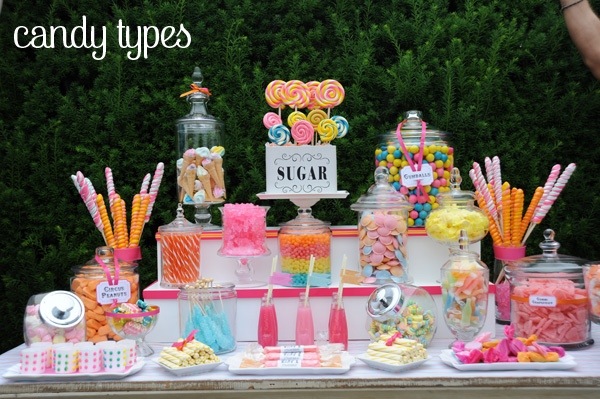 Candy Buffet Ideas brought to you by Sugar City Treats